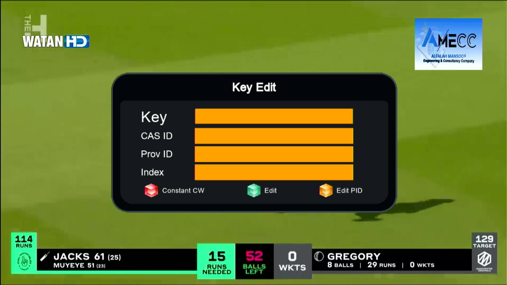 GX6605S Page Down Option for BISS key