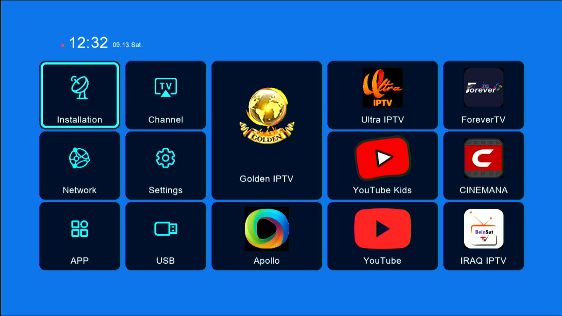 GX6605S Funcam Menu Icons