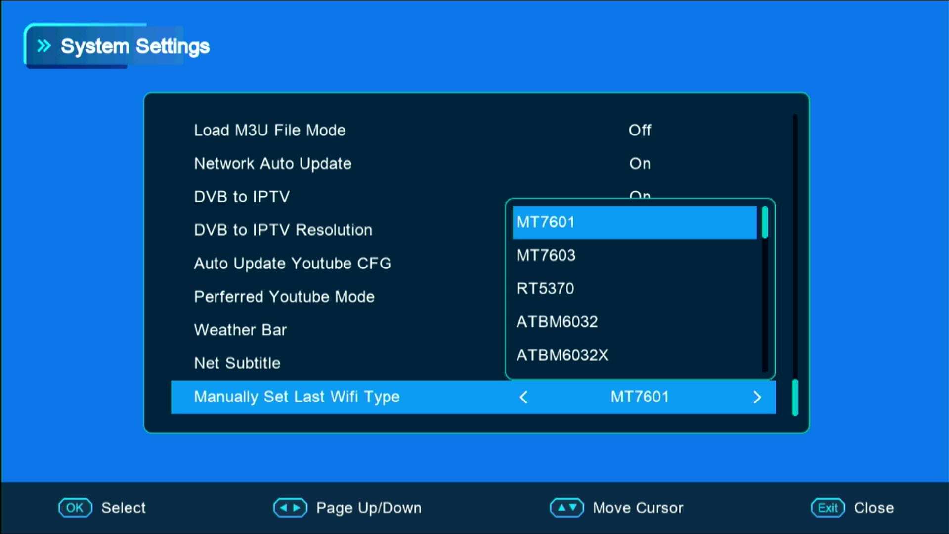 GX6605S System Information