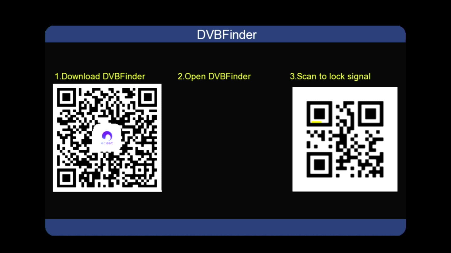 DVB Finder Added
