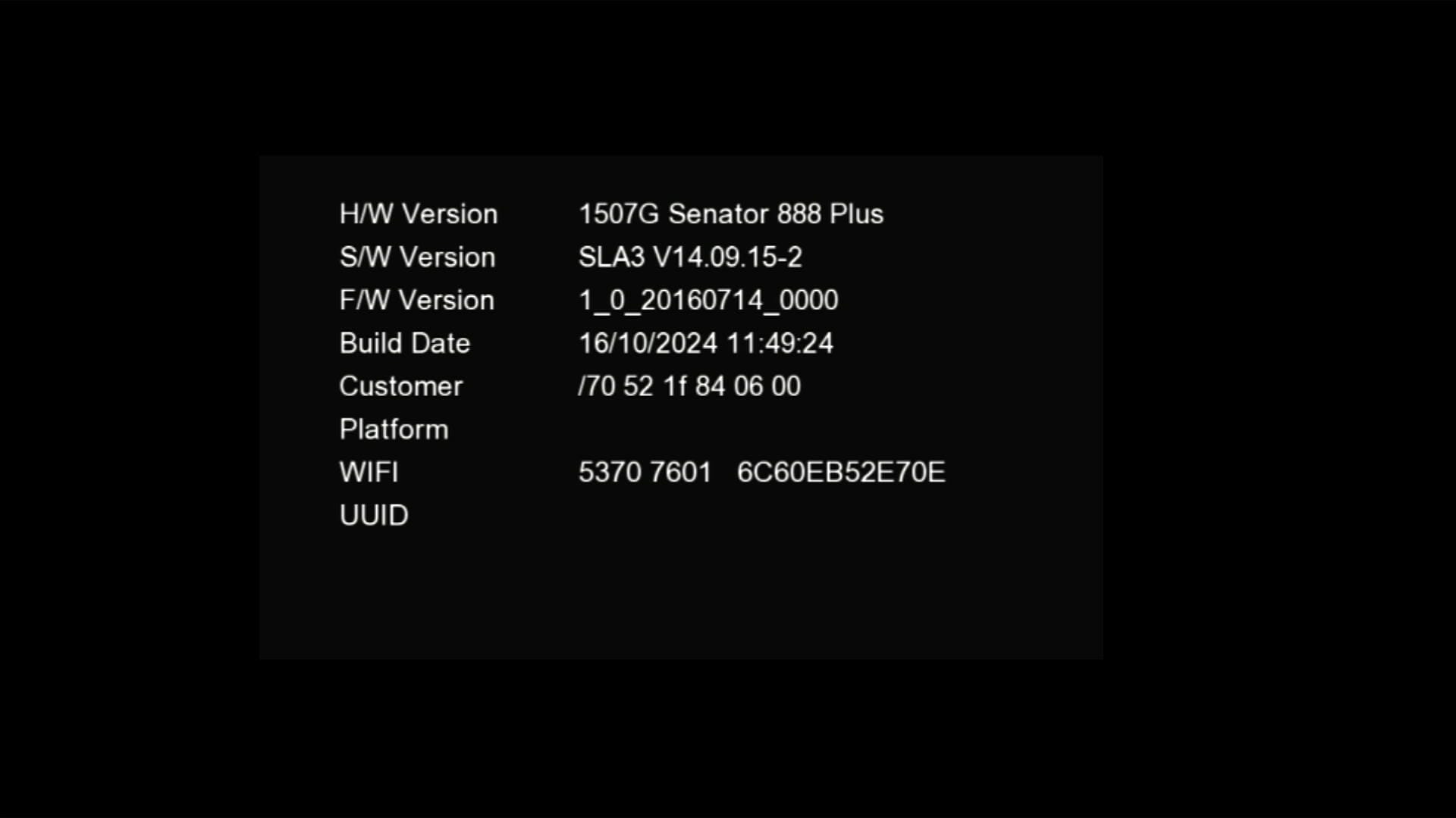 Customer ID 15078AAC00BB