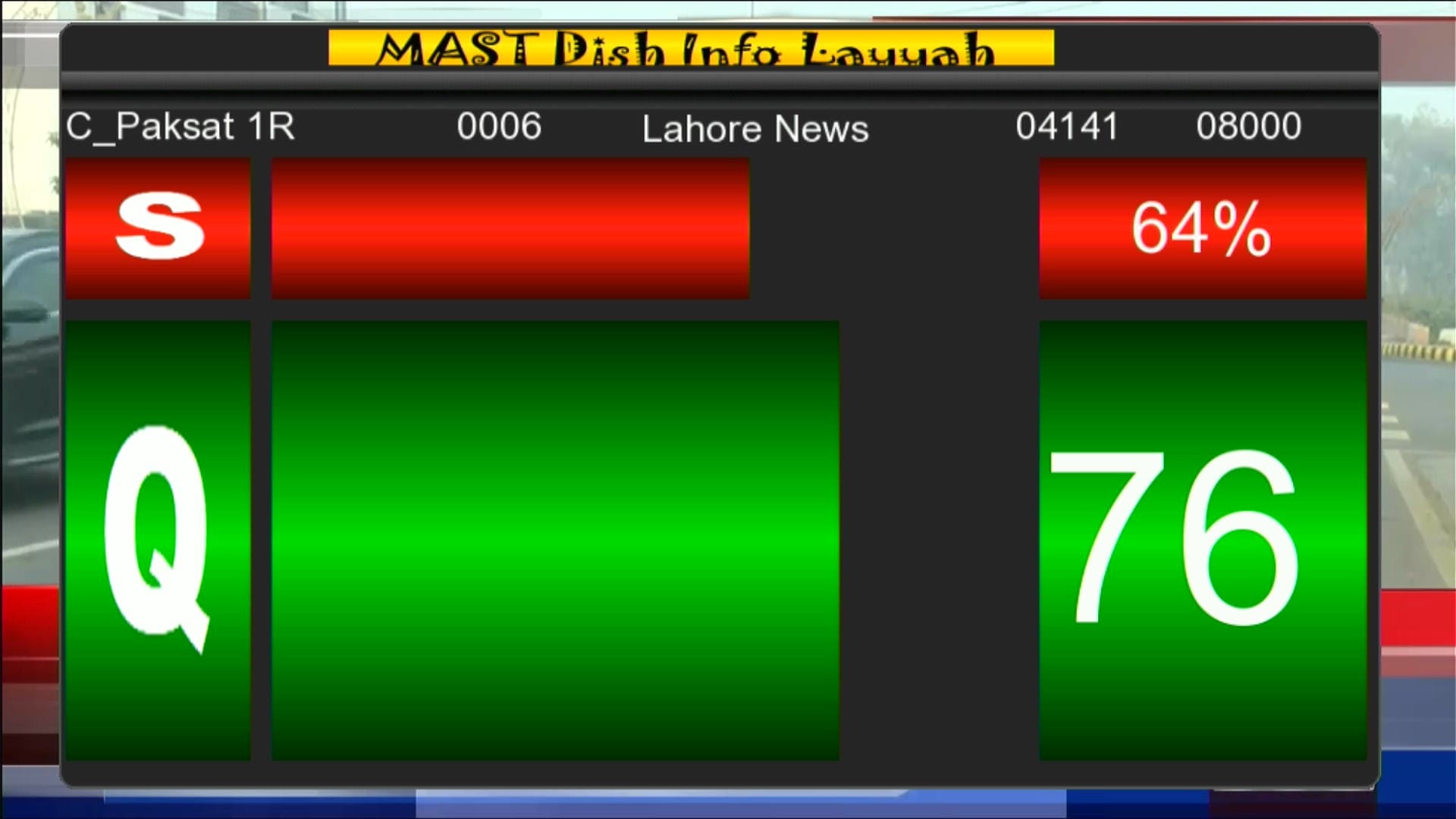 Zoom Signal Indicator