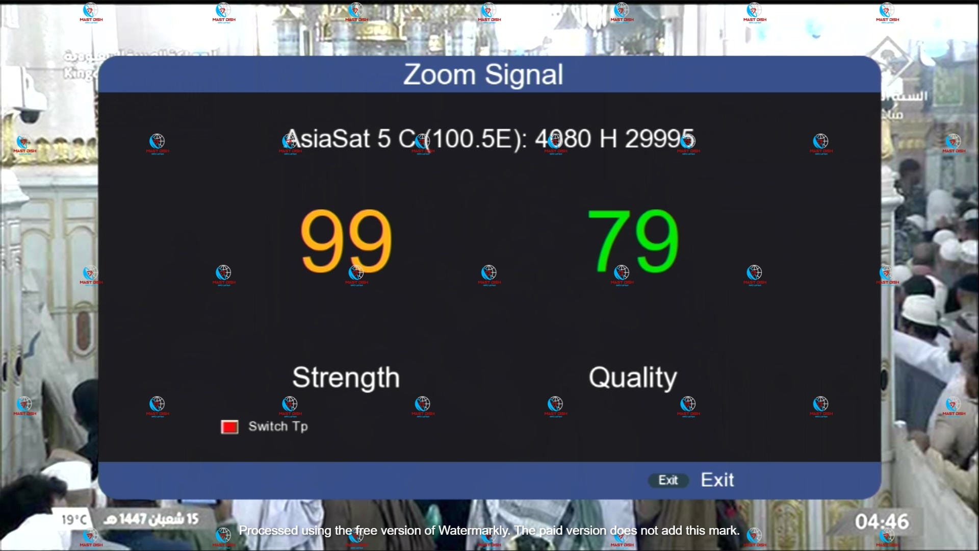 Zoom Signal Indicator