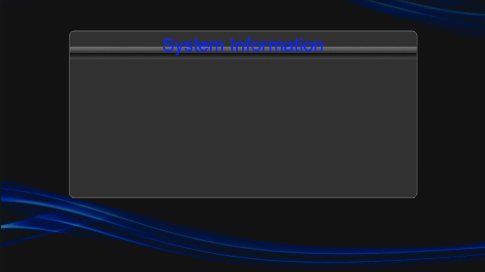 System Information