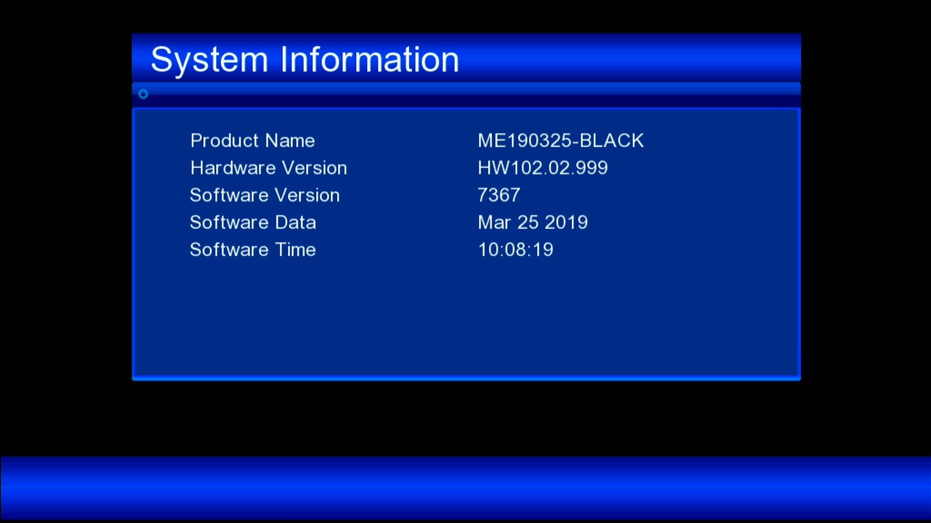 System Information