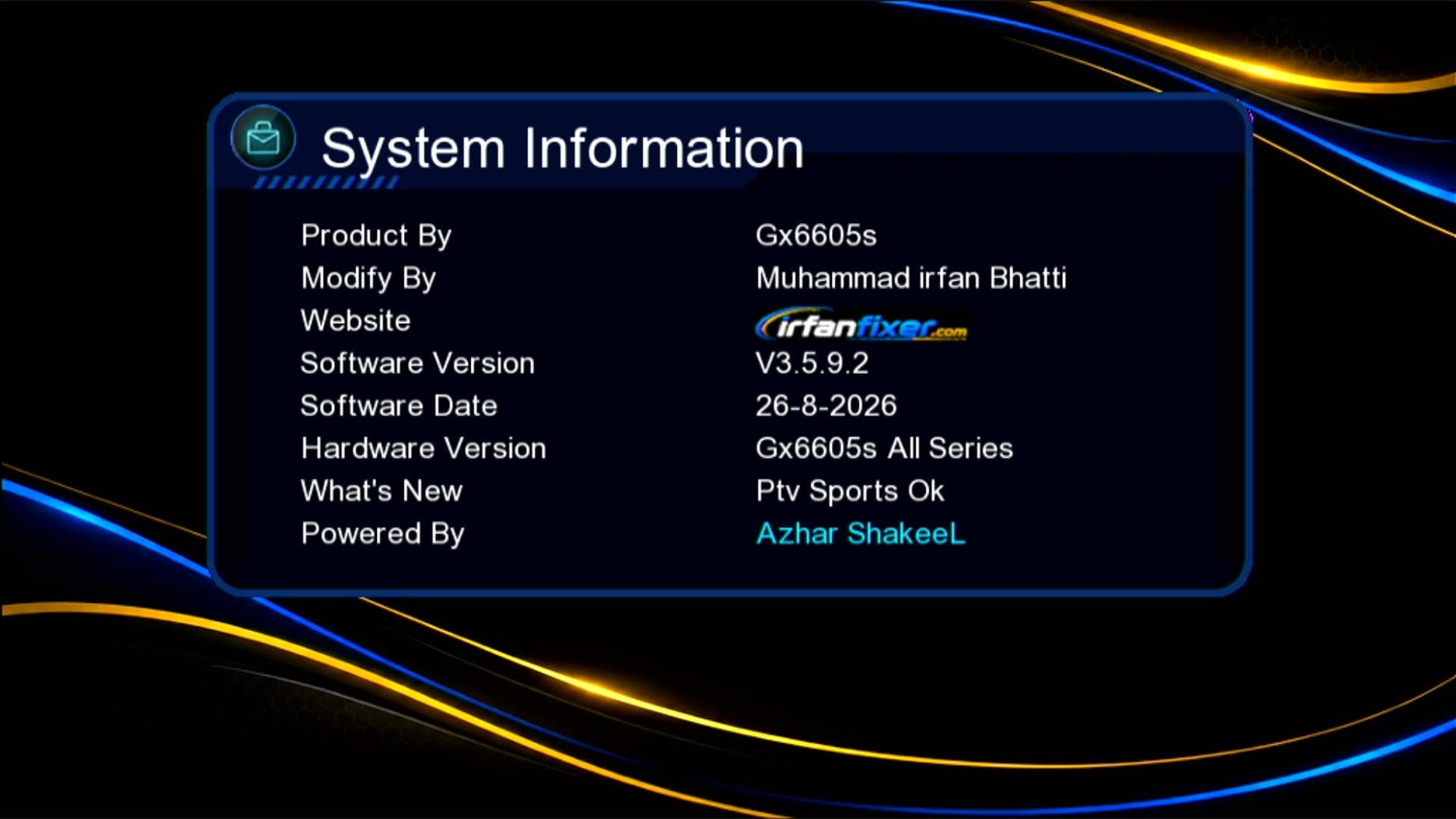 System Information