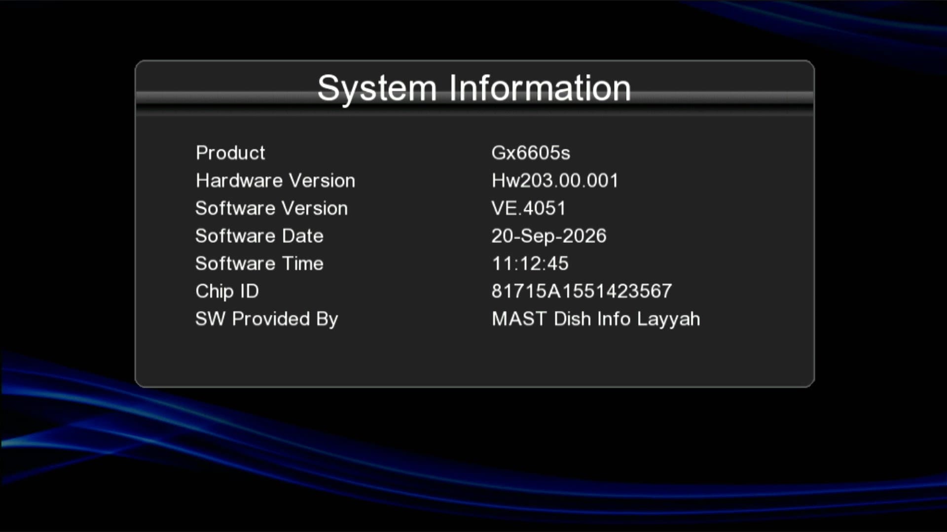 System Information