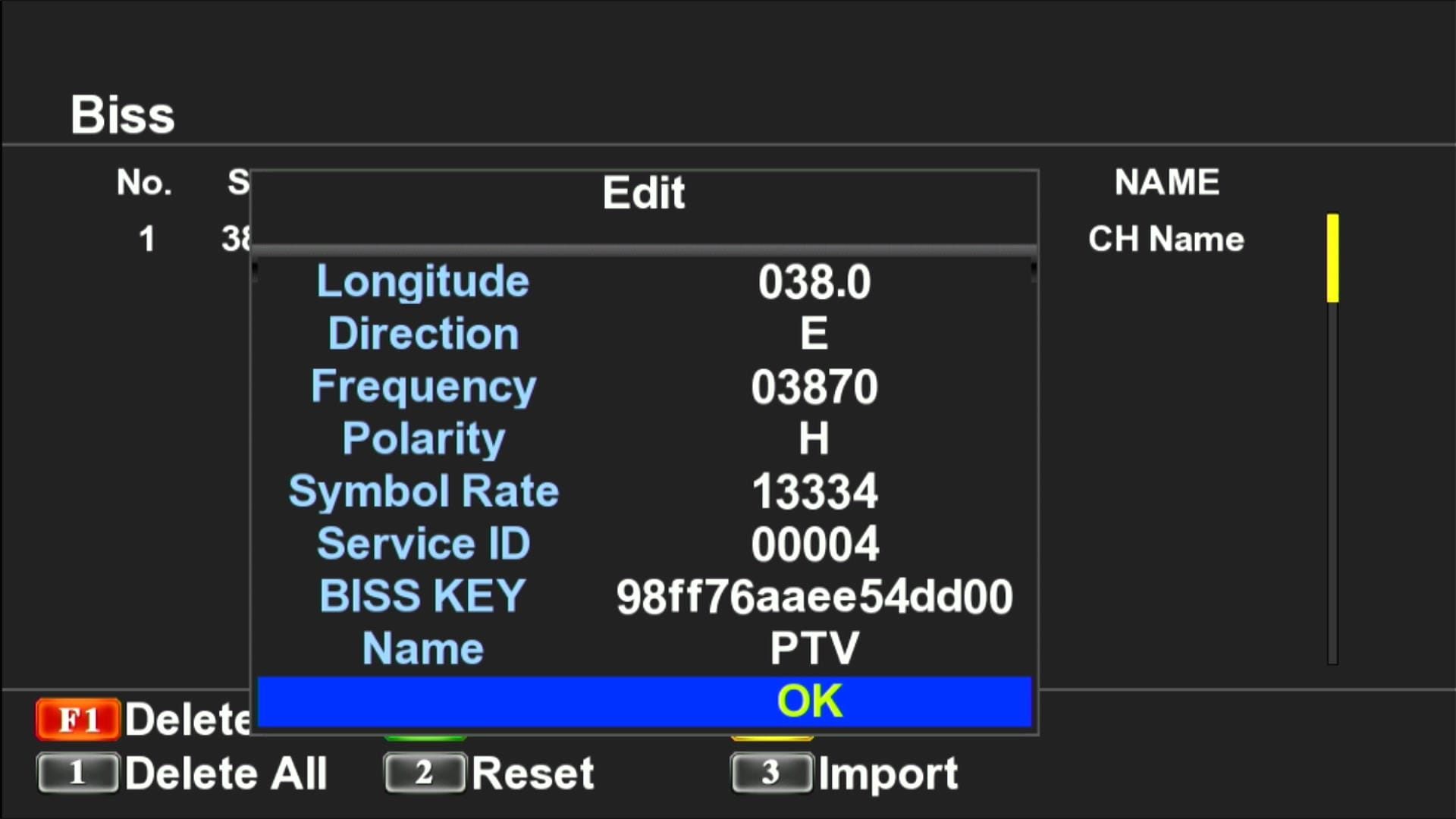 System Information of this Software