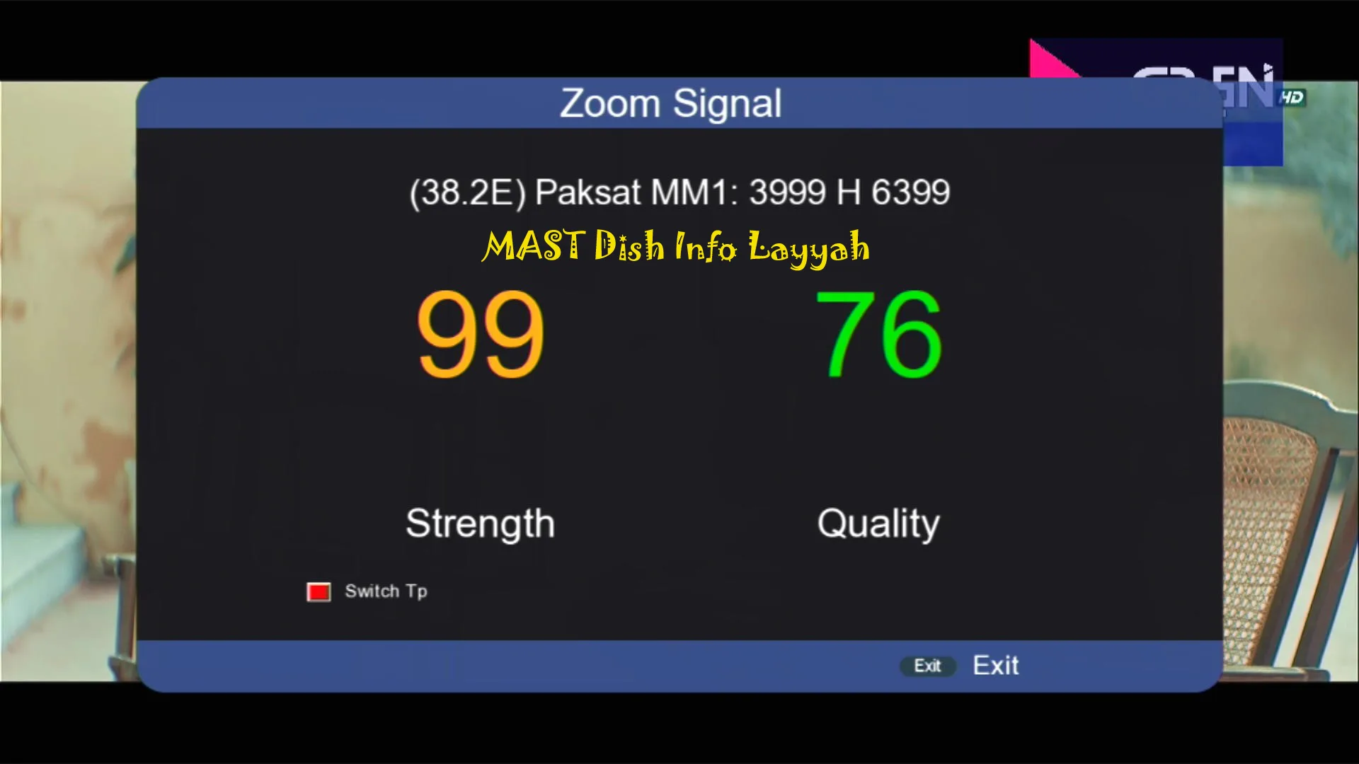 Zoom Signal Indicator