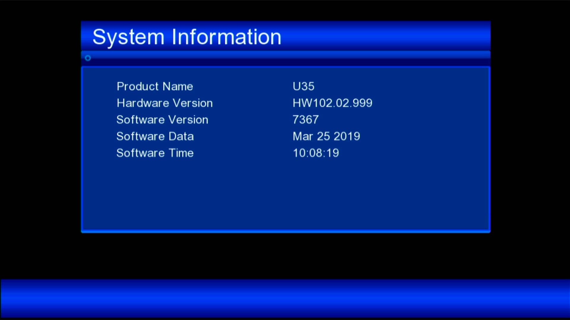 System Information