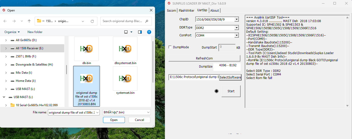 Select 1506C Software File